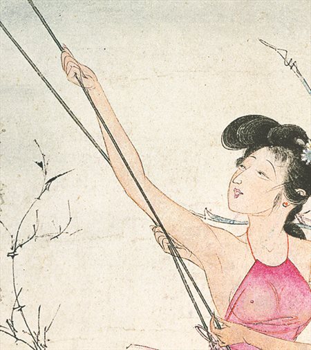 红安-胡也佛的仕女画和最知名的金瓶梅秘戏图